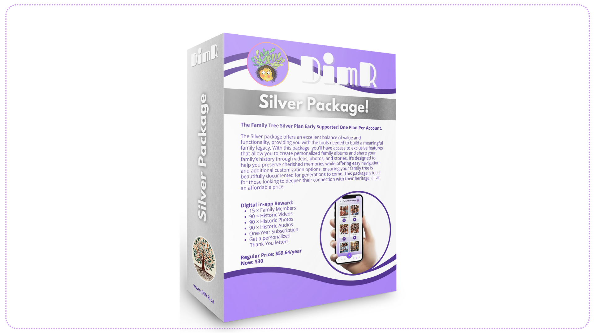 Dimr App Silver Package
