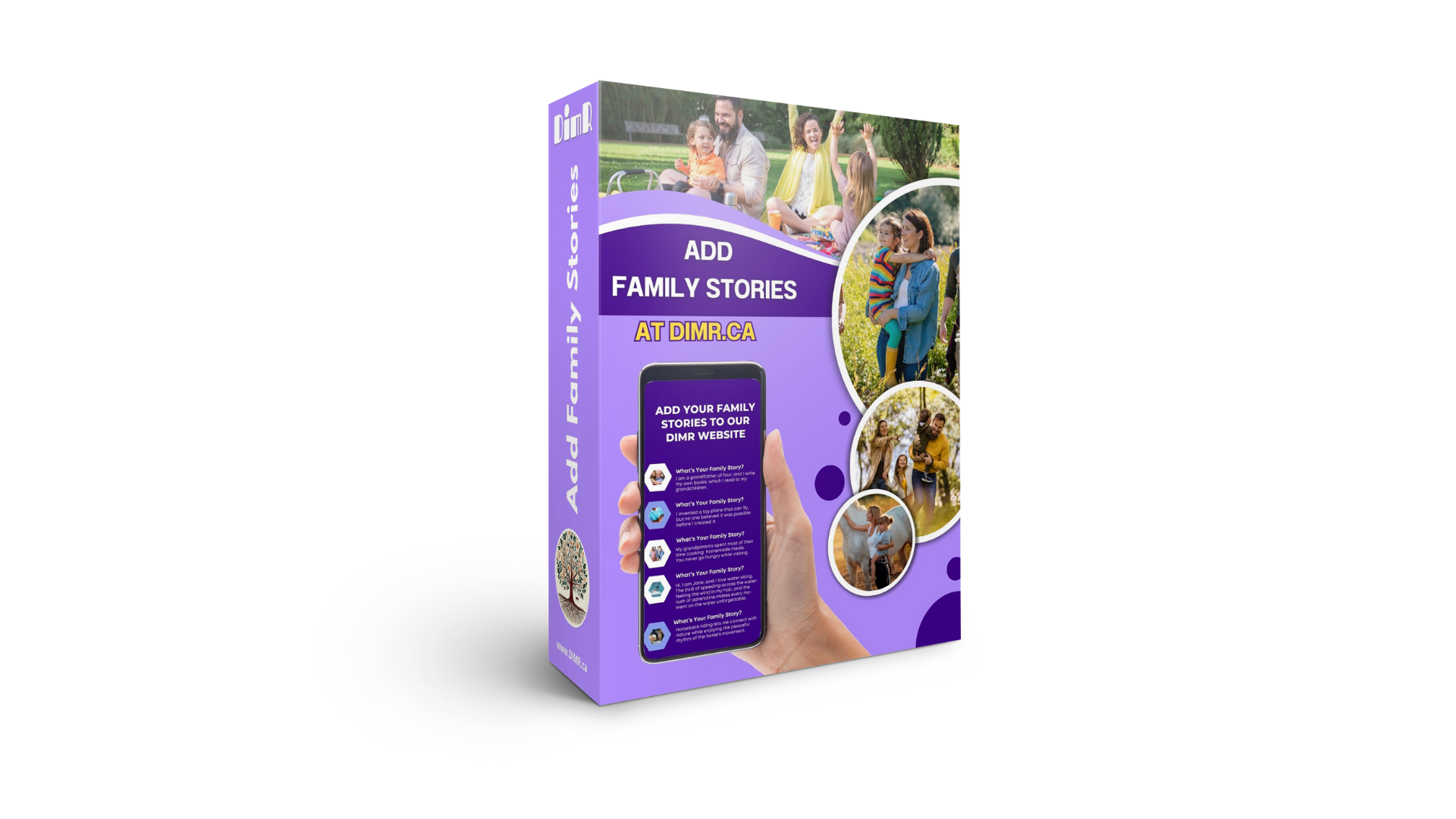 Add family stories to our DIMR website